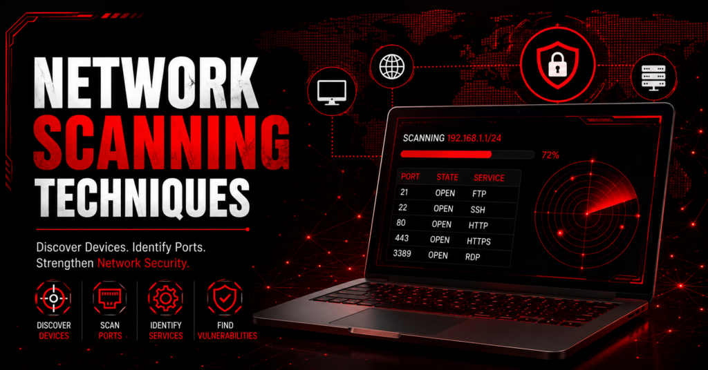 a picture showing Network Scanning Techniques